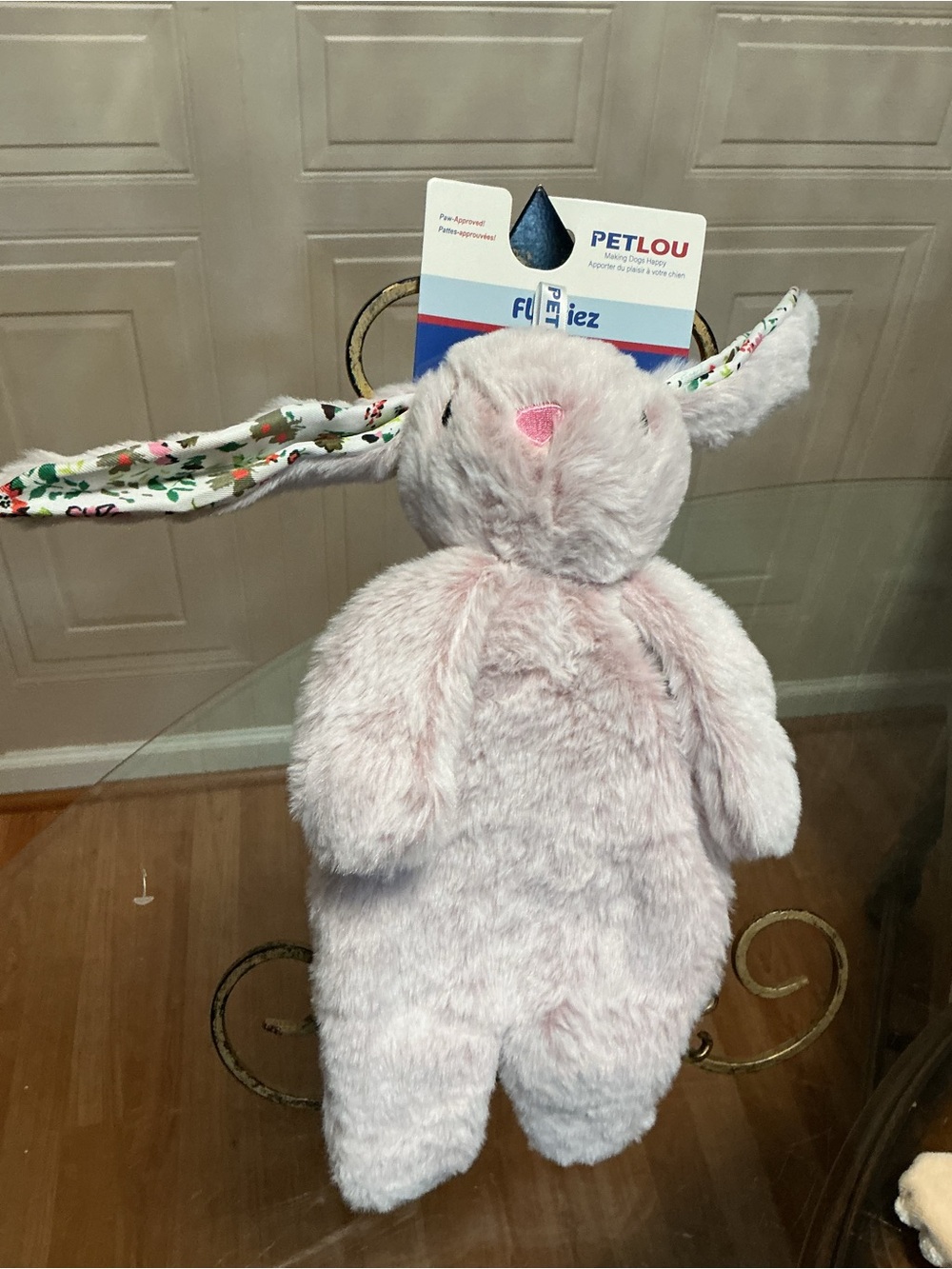 Brand New Petlou Bunny Dog Toy With Squeaker